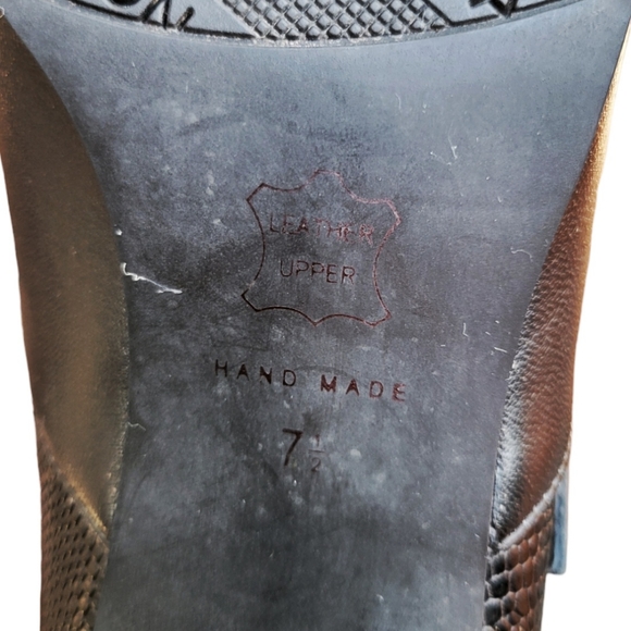 Sacha London Irene Ankle Boot Size 7.5 Black Leather - Picture 8 of 8